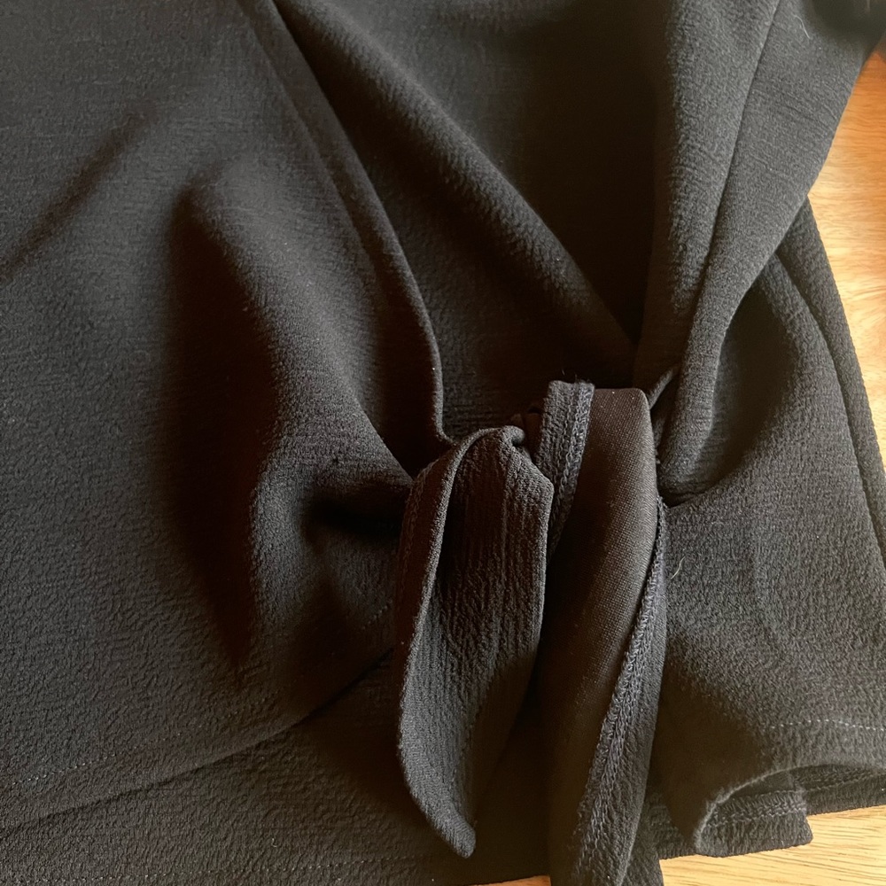 Texture And Thread Wrap Blouse - image 3